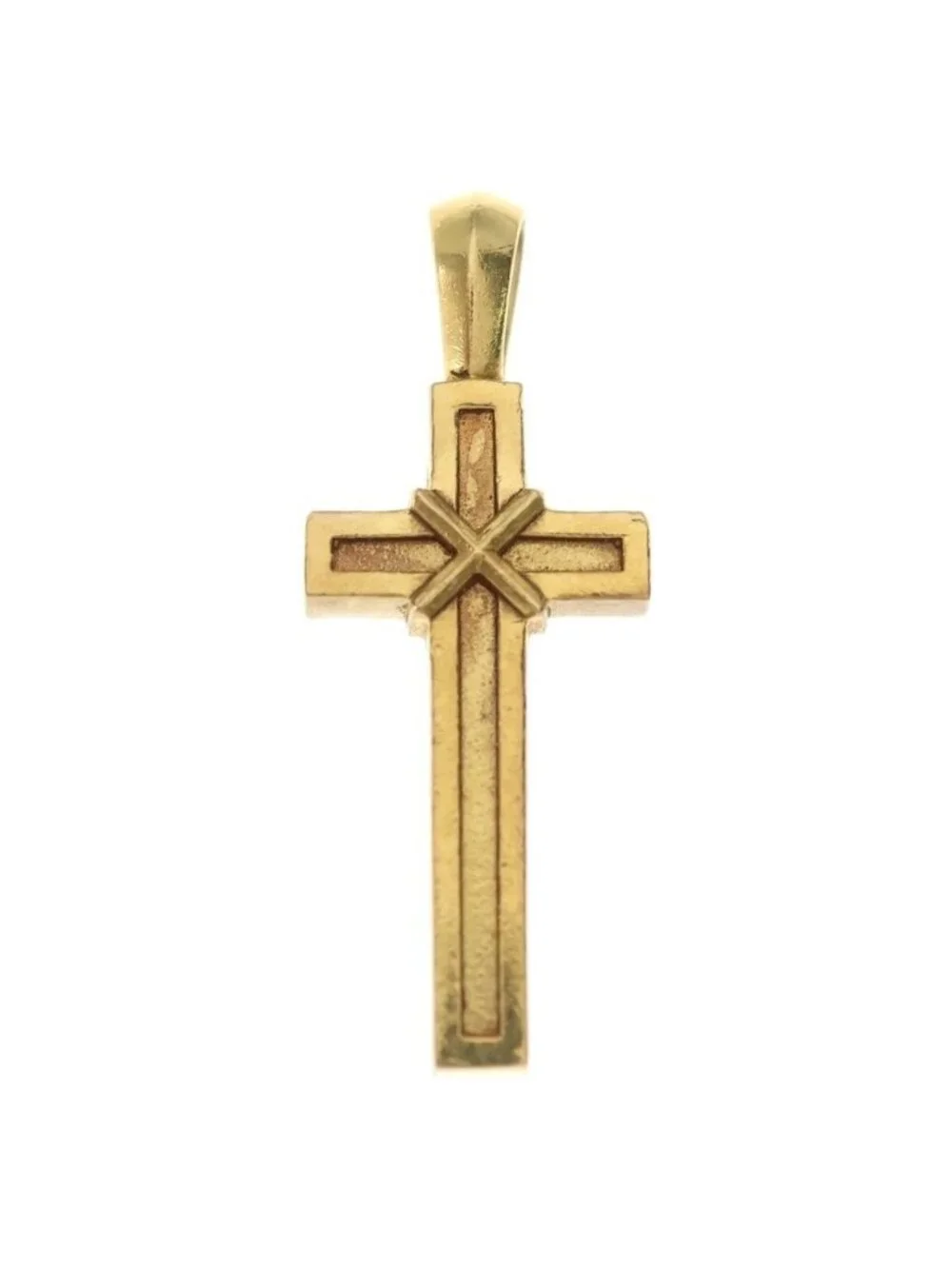 Chrome Hearts 22k Mapple Thorpe Charm Gold Necklace Top